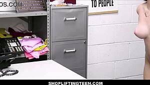 i got caught shoplifting and took anal sex from the guard