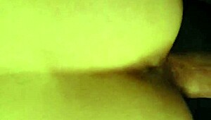 Intense Hard Cock Pounds Tight Pussy And Covers Ass With Cum