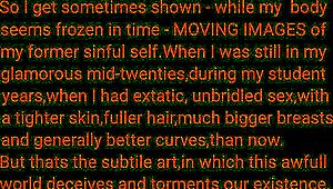 What Dharla Is Reminded Of By Swinging Ear-Clips On Moving Hellish Pictures Dharla Remembers The Wild Frivolous Partys During Her Student-Time In Vienna In Her Mid-Twenties