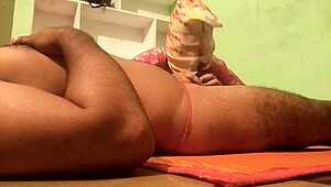 A new indian punjab girl enjoys sex with her friend in missionary and cowgirl positions, ending with a cumshot.