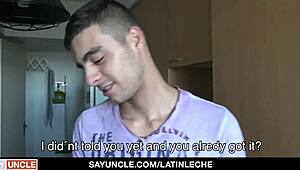 Gorgeous Uncut Latin Hunk Takes POV Bareback Dick In Ass