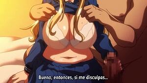 in seika jogakuin ep 4, the girls get into some hardcore blowjobs and creampies with the old man