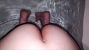 The lover sucked my dick, then gave me her pussy, ending in a creampie with lots of cum inside her. Amateur shaved wife rides in cowgirl position.