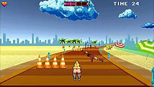 Roller Babe Gets Outdoor Gangbang In Hentai