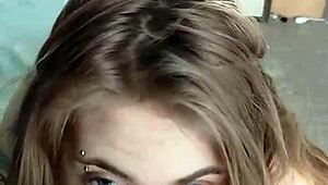 Blonde Teaser Blows and Rides Dildo in Horny Fantasy!