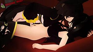 Blake's Dreamy Afternoon With Lesbian Fingering And Strapon