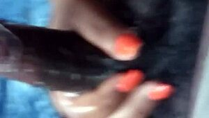 red bbw sucks dick in car 😏