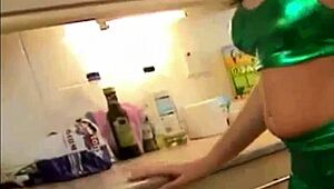 Amateur Lesbians Slip Into PVC Panties For Fun