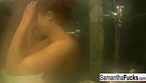 Sexy Samantha Gets Wet And Naughty With Jayden Cole