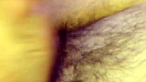 my wife gives a hot footjob with pink toenails and cumshot