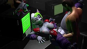 Roxanne Wolf Enjoys Missionary Sex in FNAF Parody
