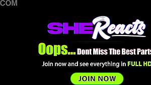 Emily jade rates and reacts to my cumshot.