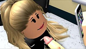 Sammierr34 delivers intense bathroom blowjob session