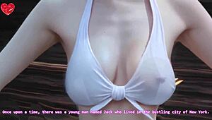 21yo blonde girl visits new york in hyper-realistic animation