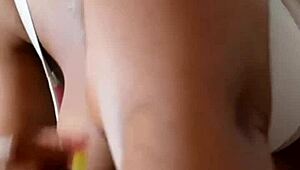 Black woman shares intimate pov moment with real couple