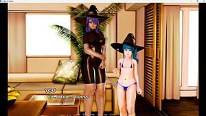 Breeding Island 1 Part 13: Nurse Licks Patient's Pussy In Game