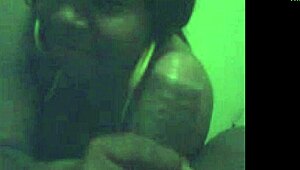 Getting a blowjob from my ex with her big black cock skills