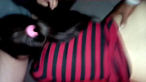 mexican threesome ends with simultaneous orgasms in double anal penetration