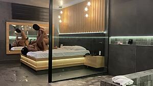 Amateur Sits On Big Black Cock