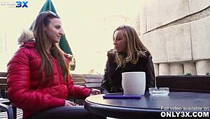 Only3x presents angel emily and mike angelo in a rough outdoor night