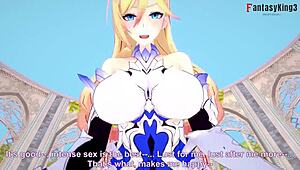 Bianka ataegina rides durandal in intense honkai impact hentai pov fucking 😏