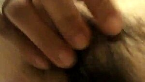 filipina babe with big tits fingering herself in masturbation session