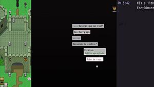 Imperial doorman feeds hungry whores with cocks in hentai game!