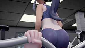 Nagatoro Enjoys Fun Activities at the Gym