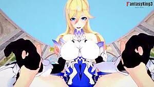 Bianka ataegina rides durandal in intense honkai impact hentai pov fucking 😏