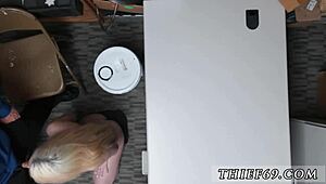 Border Patrol Catches Attempted Theft by Petite Blonde Teen.