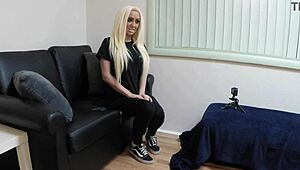 Blonde stripper deepthroats and fucks in reality porn