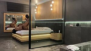 Amateur Sits On Big Black Cock