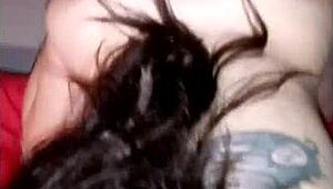 mexican threesome ends with simultaneous orgasms in double anal penetration