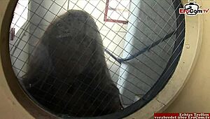 Pretty Blonde Babe Enjoys Double Cumshot