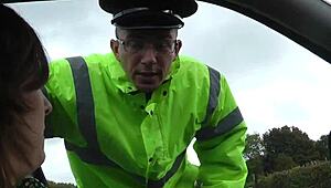 a ballsucking british milf in fishnets gets plowed hard on the couch. her european charm shines while riding cowgirl style.