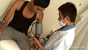 Detailed View Of Asian Twinks In Bareback Fucking Action With Kinky Elements