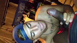 Hey, Check This Cute Latina Sucking Black Cock Hard! Wow!