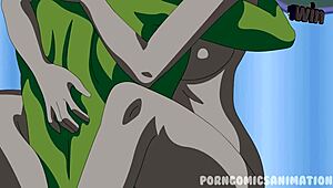 Teen Titans XXX Parody Raven Hard Sex Anime Hentai