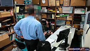 Caught Teen Offers Blowjob and Fuck