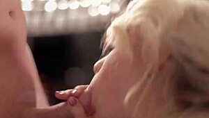 blonde milf gives an unforgettable blowjob to lucky amateur