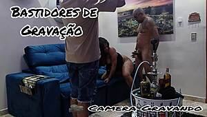 Bastidores Da Gravação Com Casal Bolt Jones E Gata Mistica Em Putaria Amadora