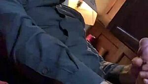 Stroking my hard cock for Bianca slowly