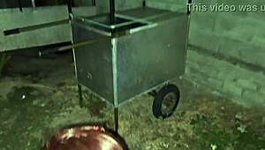 Fanny shows off outdoors