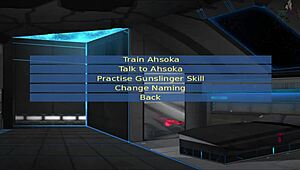 star wars cosplay bang with alien sith girls