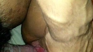 Late night ebony latina gets her wet pussy fucked pov with condom close-up