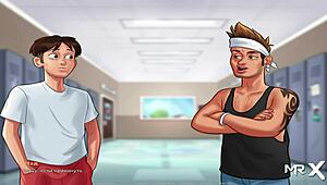 Summertimesaga - Sexy Anime Teen With Big Ass In Hentai Game!