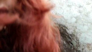 i take my stepsister to the river for a blowjob before bathing