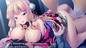 Ejaculation Time Play features fox girl in all sex scenes part 1