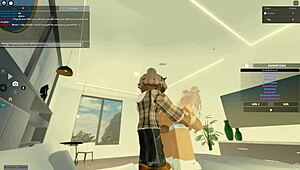 Teasing Blonde Gets Bent Over for Huge Cock Action