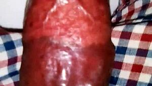 huge cock flashing got me wild, can't believe the size of this monster in my hands tonight